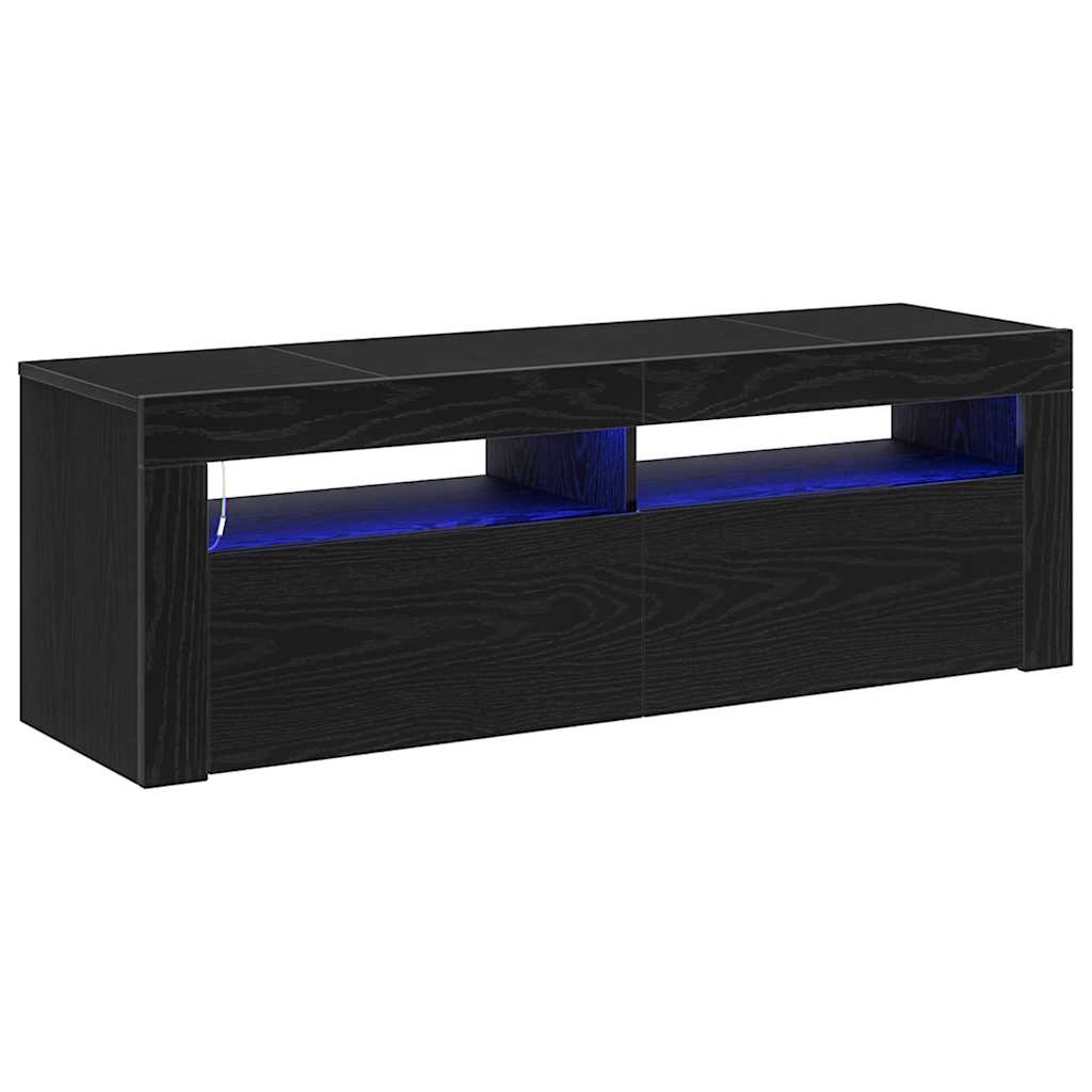 Gabinete para TV Carvalho Preto 120 x 35 x 40 cm