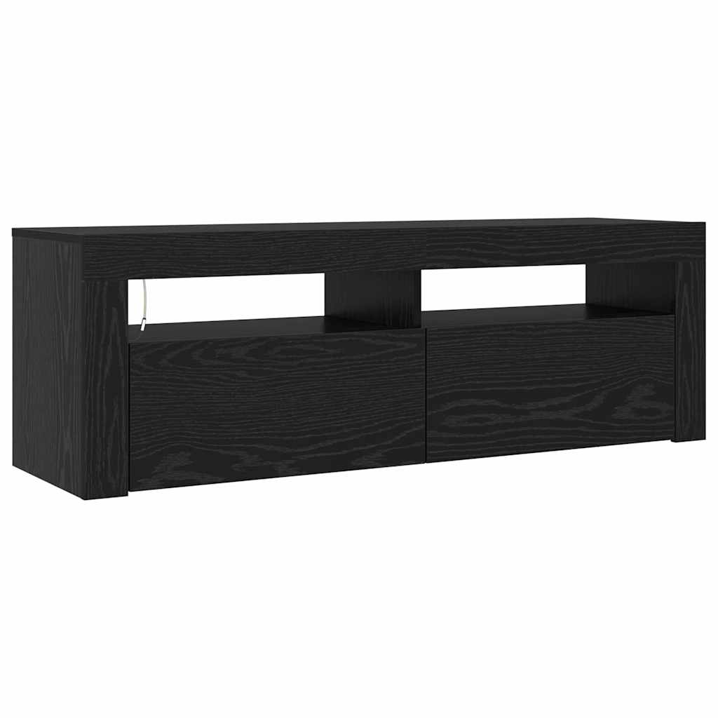 Gabinete para TV Carvalho Preto 120 x 35 x 40 cm
