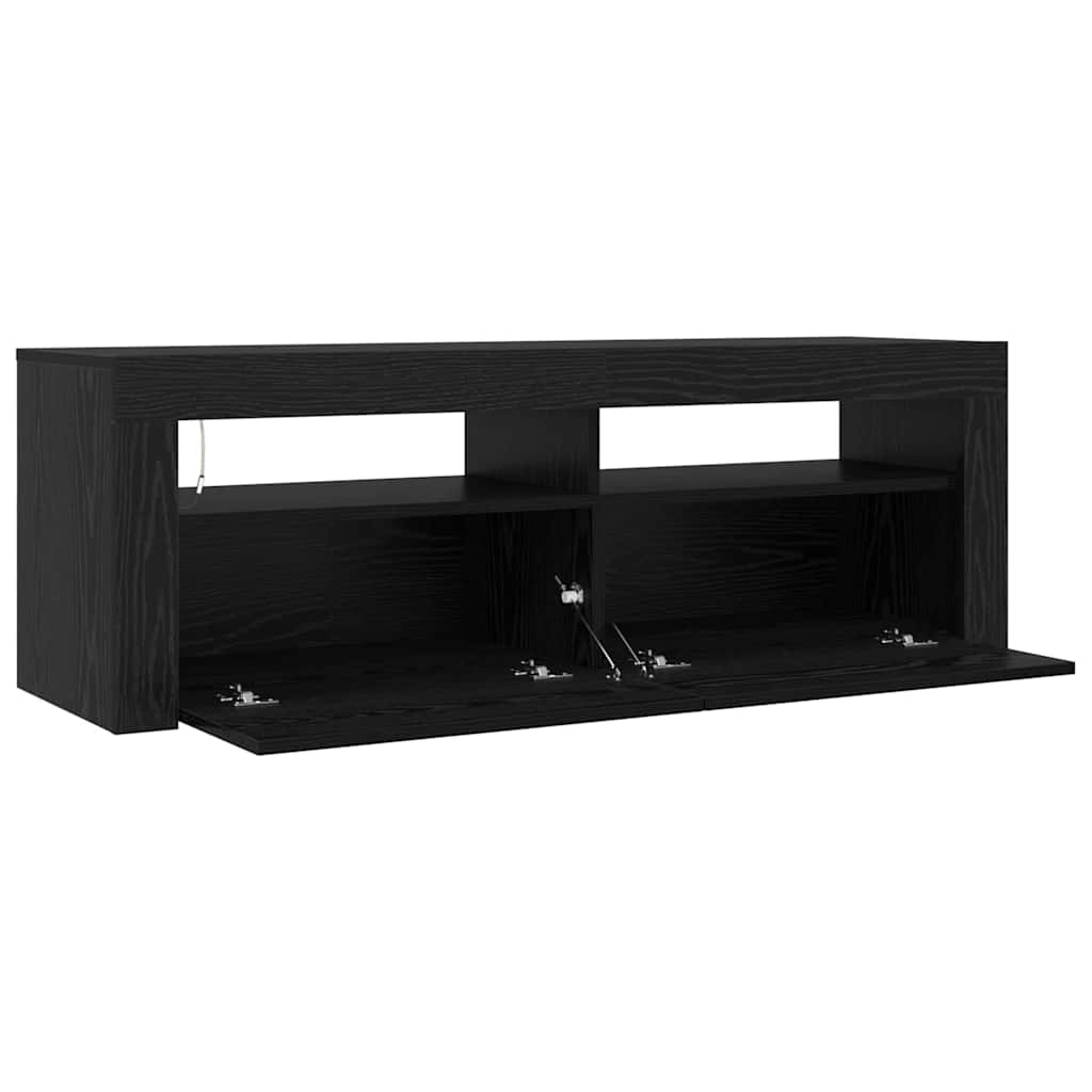 Gabinete para TV Carvalho Preto 120 x 35 x 40 cm
