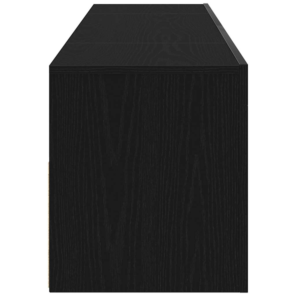Gabinete para TV Carvalho Preto 120 x 35 x 40 cm