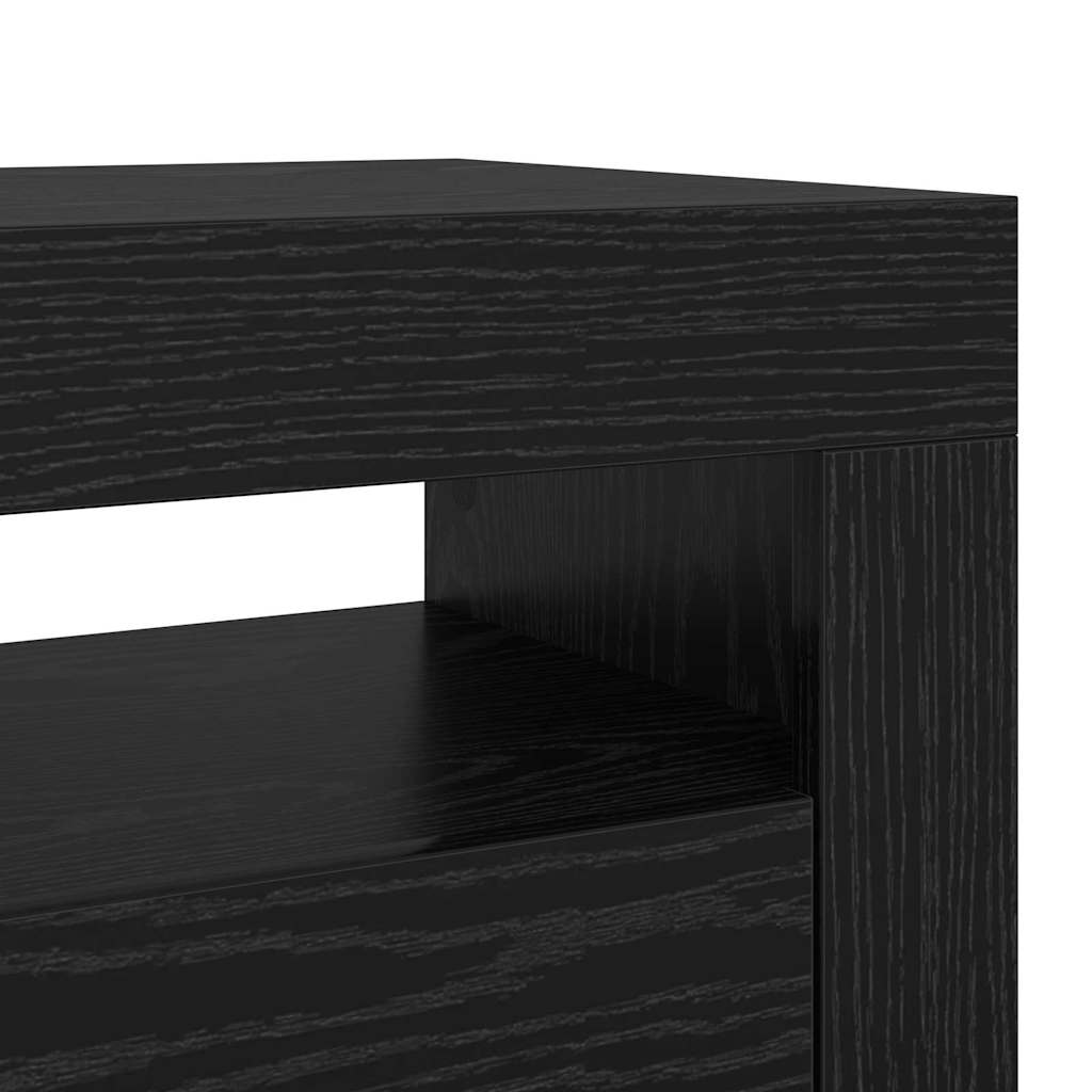 Gabinete para TV Carvalho Preto 90 x 35 x 40 cm