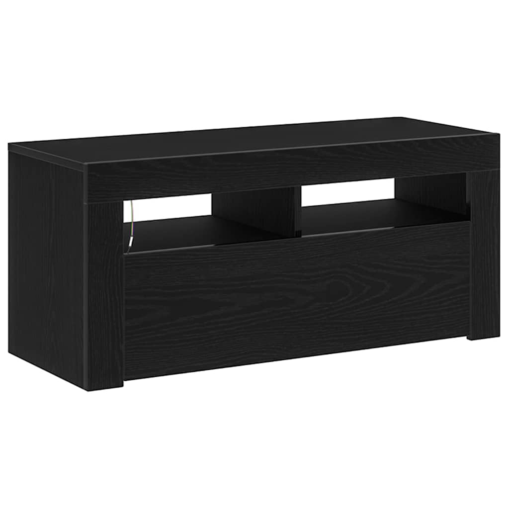 Gabinete para TV Carvalho Preto 90 x 35 x 40 cm
