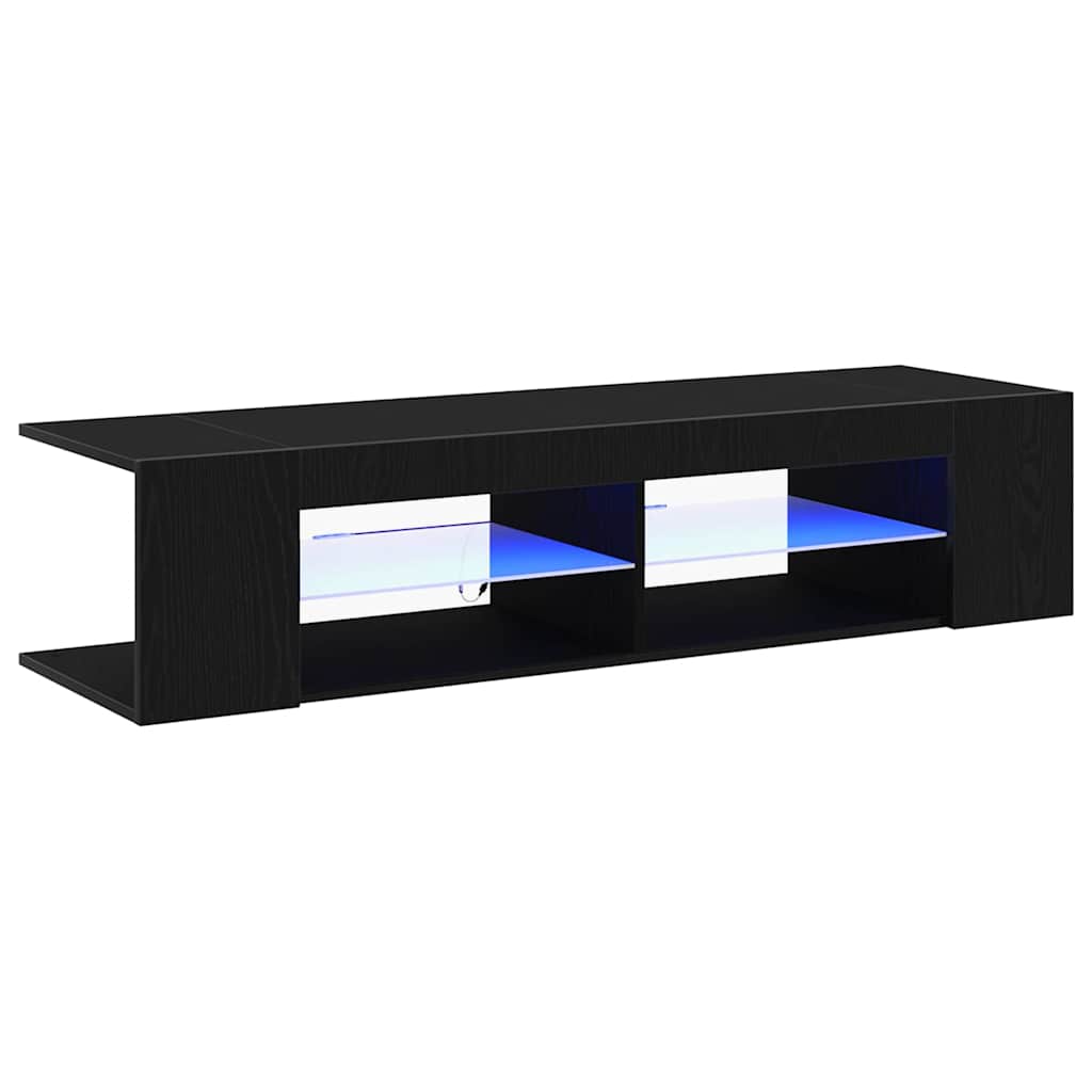Gabinete para TV Carvalho Preto 135 x 39 x 30 cm