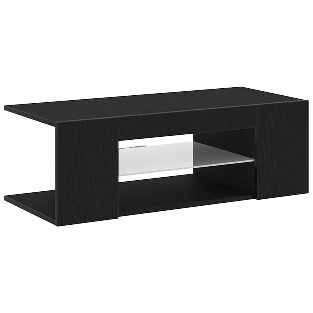 Gabinete para TV com gaveta Carvalho Preto 90 x 39 x 30 cm