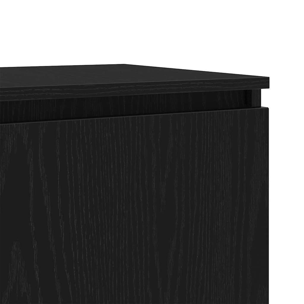 Gabinete para TV Carvalho Preto 140 x 38,5 x 36 cm