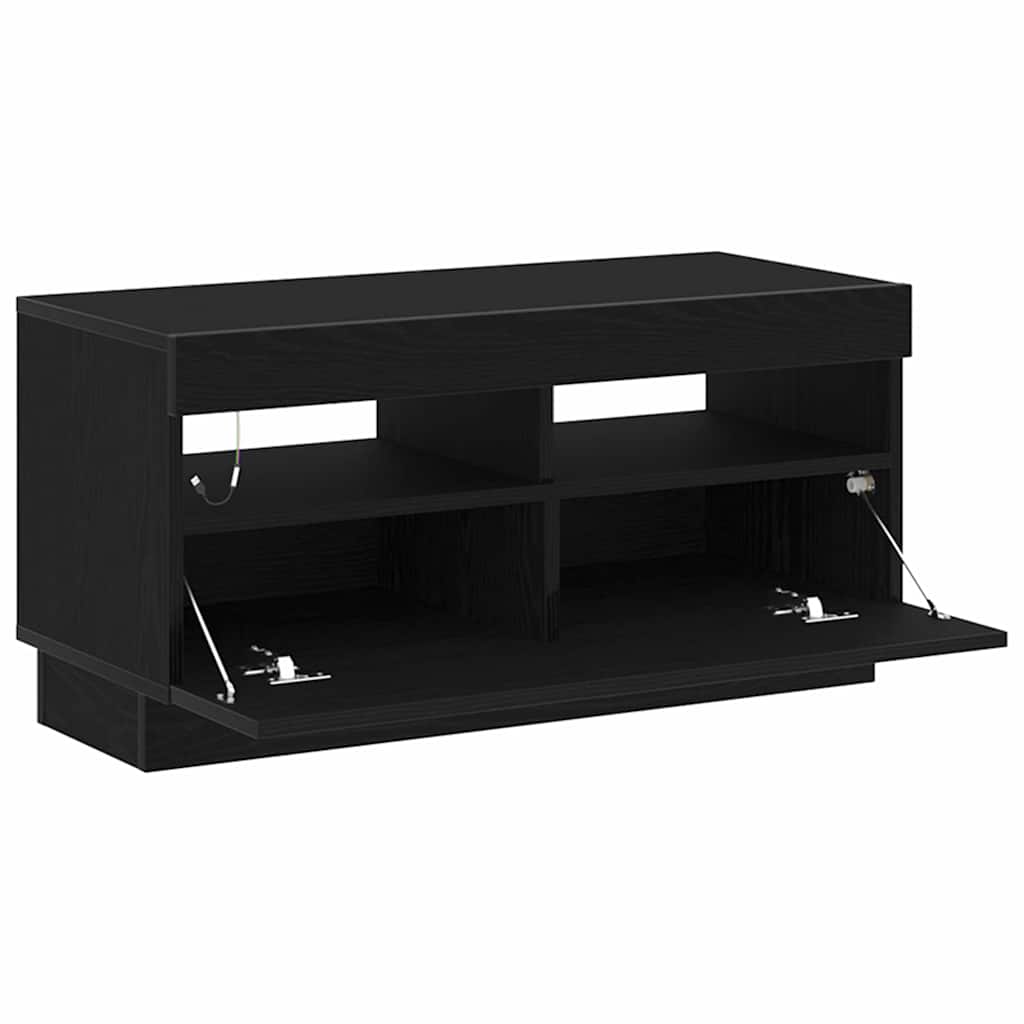 Gabinete para TV Carvalho Preto 80 x 35 x 40 cm