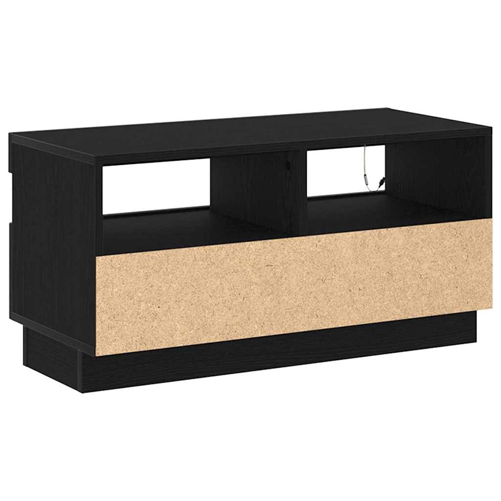 Gabinete para TV Carvalho Preto 80 x 35 x 40 cm