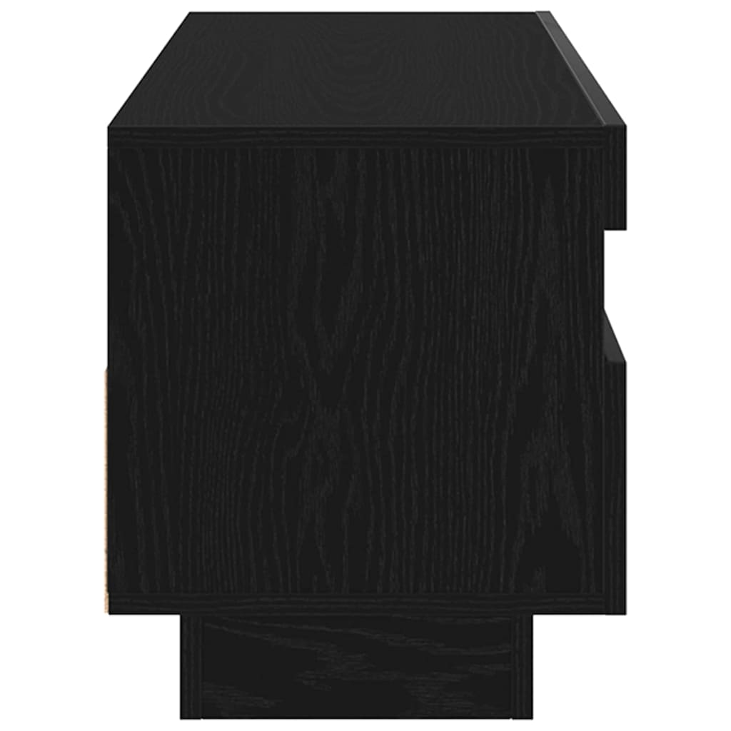 Gabinete para TV Carvalho Preto 80 x 35 x 40 cm