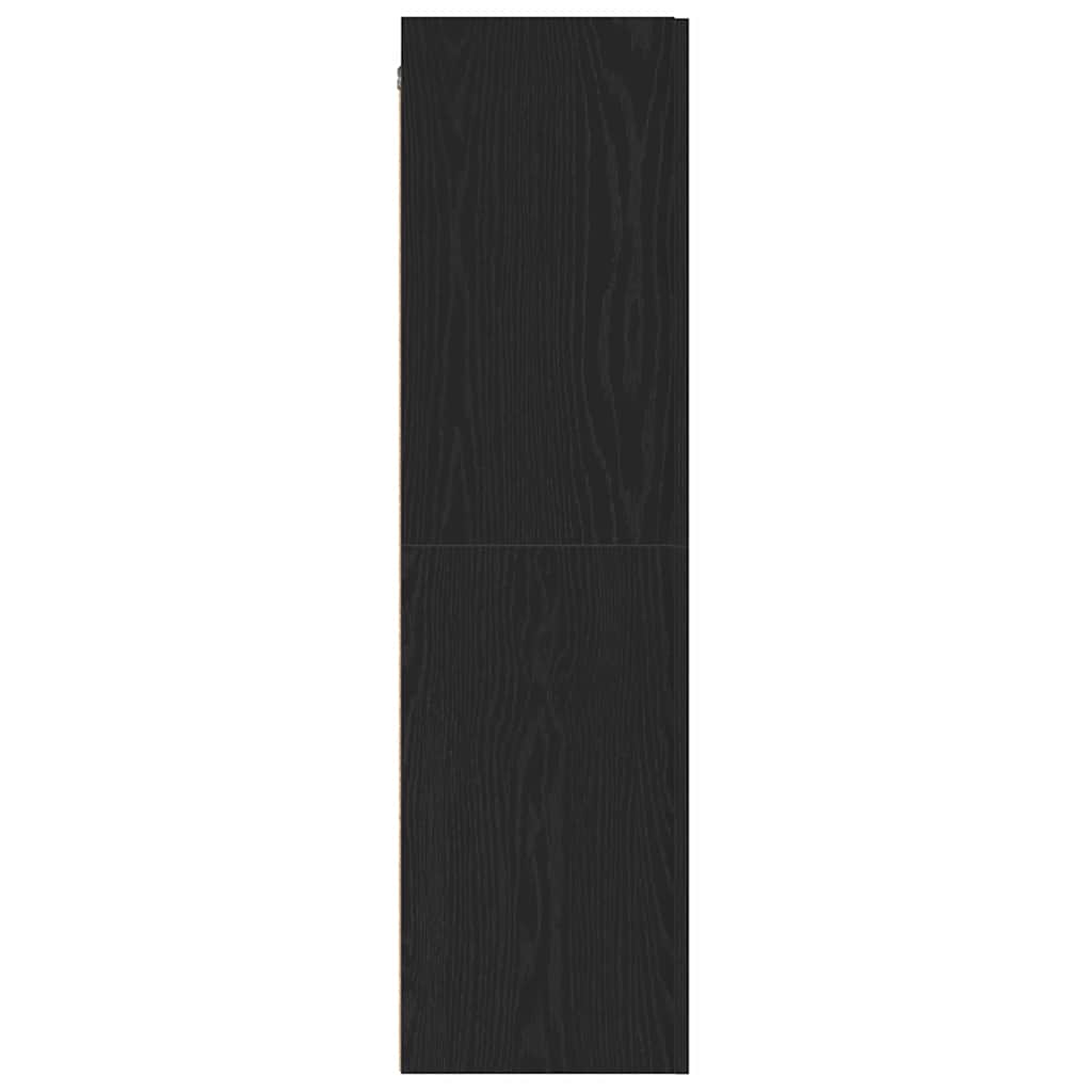 Conjunto de móvel de TV Carvalho Preto 30,5 x 30 x 110 cm