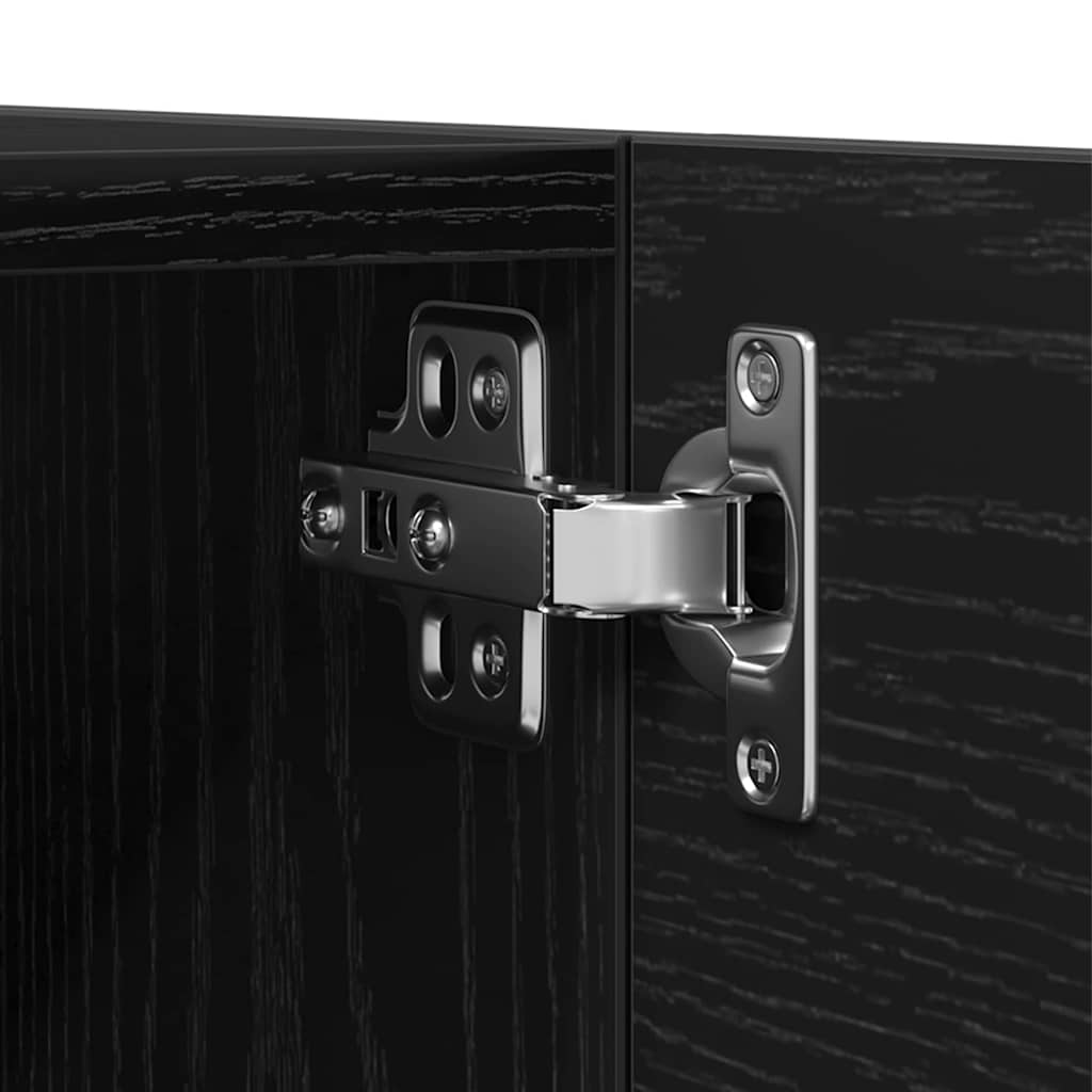 Gabinete para TV Carvalho Preto 30,5 x 30 x 30 cm