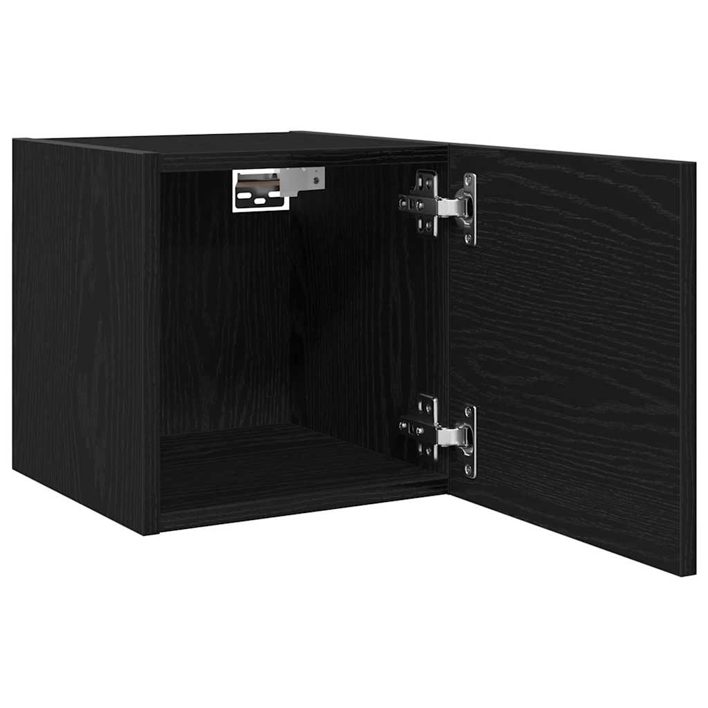 Gabinete para TV Carvalho Preto 30,5 x 30 x 30 cm