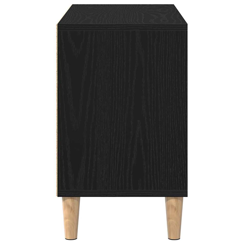 Gabinete para TV Carvalho Preto 69,5 x 30 x 50 cm