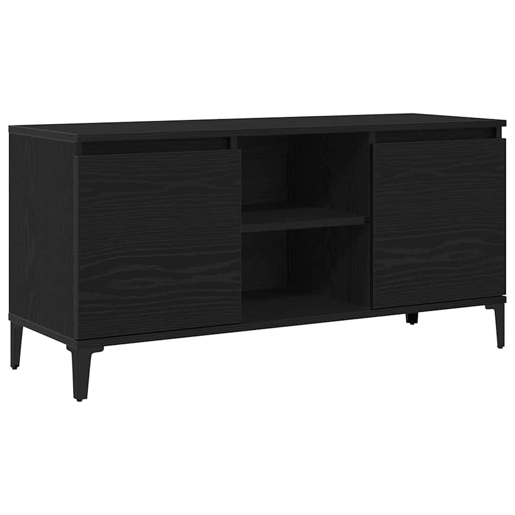 Gabinete para TV Carvalho Preto 102 x 35 x 50 cm