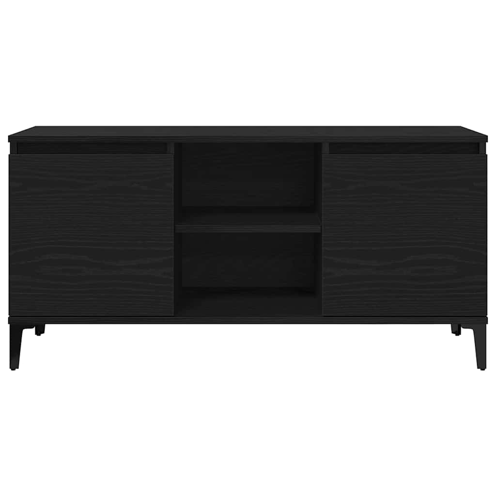 Gabinete para TV Carvalho Preto 102 x 35 x 50 cm