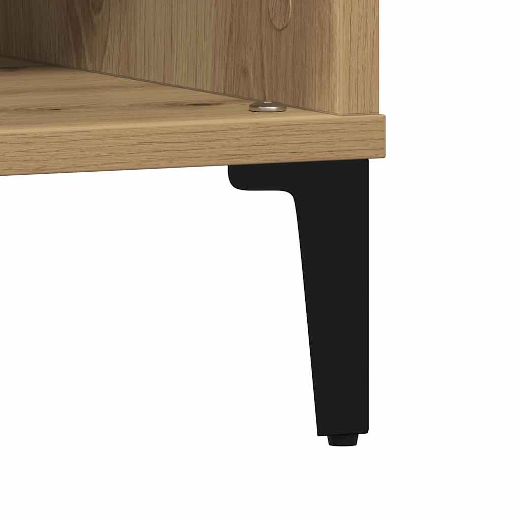 Mesa de centro carvalho artisiano 60 x 60 x 30 cm