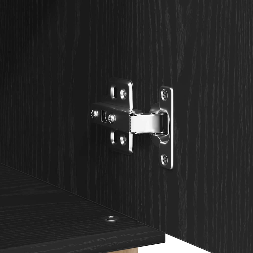 Buffet Preto 60 x 35 x 70 cm Madeira processada