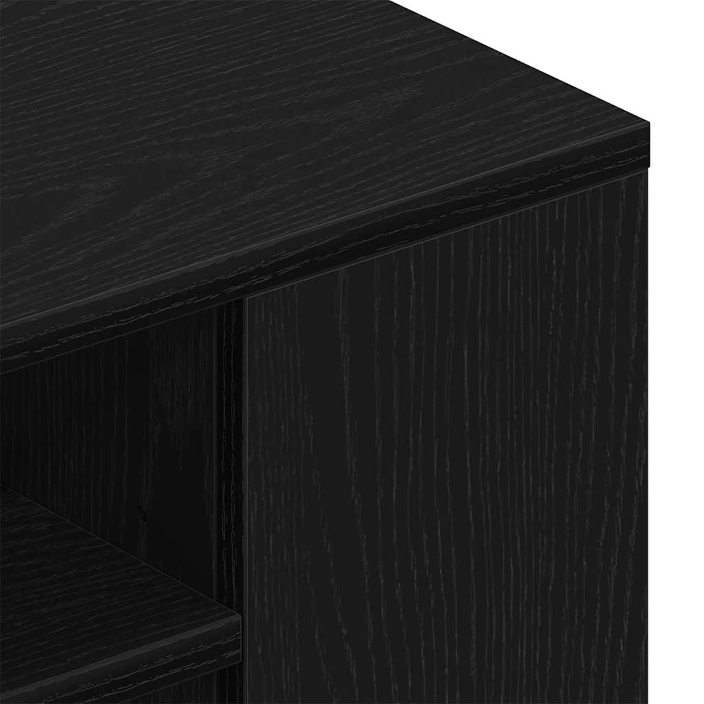 Gabinete para TV Carvalho Preto 100 x 30 x 26,5 cm