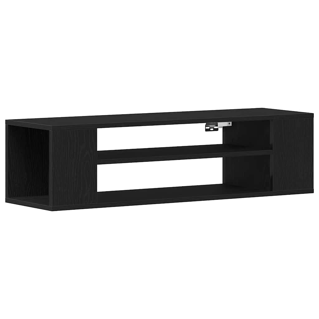 Gabinete para TV Carvalho Preto 100 x 30 x 26,5 cm