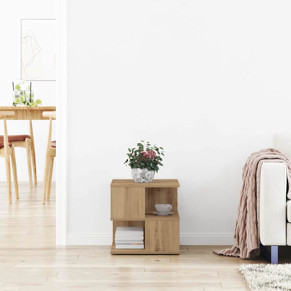 Mesa Lateral Carvalho Artesanal 40 x 40 x 40 cm