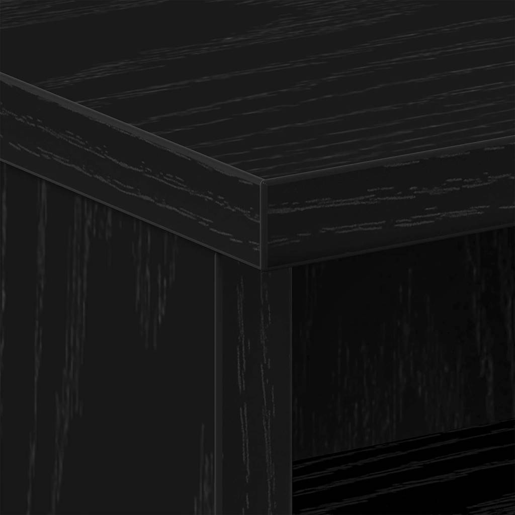 Armário de Cabeceira com gaveta Carvalho preto 40 x 40 x 50 cm