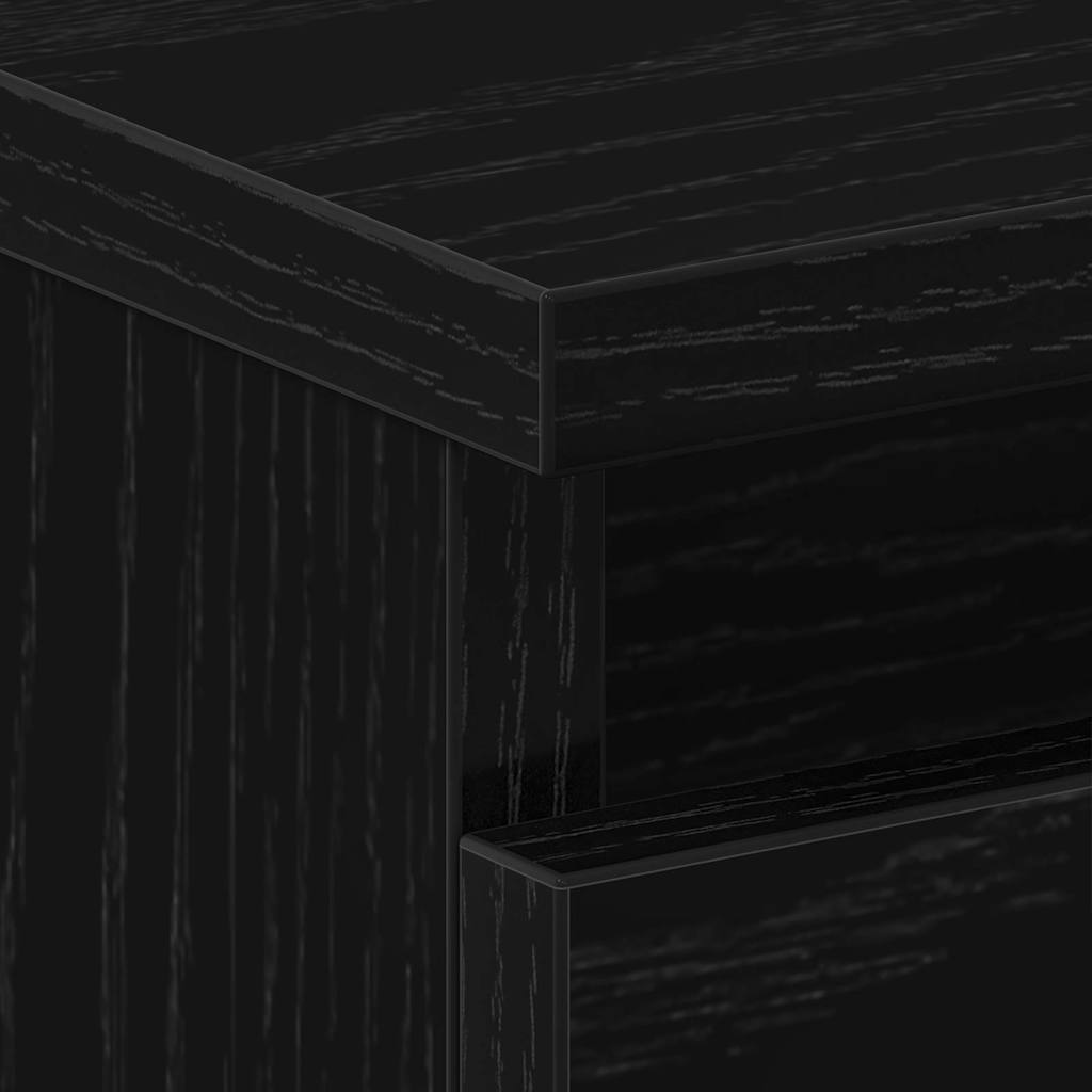 Armário de Cabeceira Carvalho preto 40 x 35 x 62,5 cm