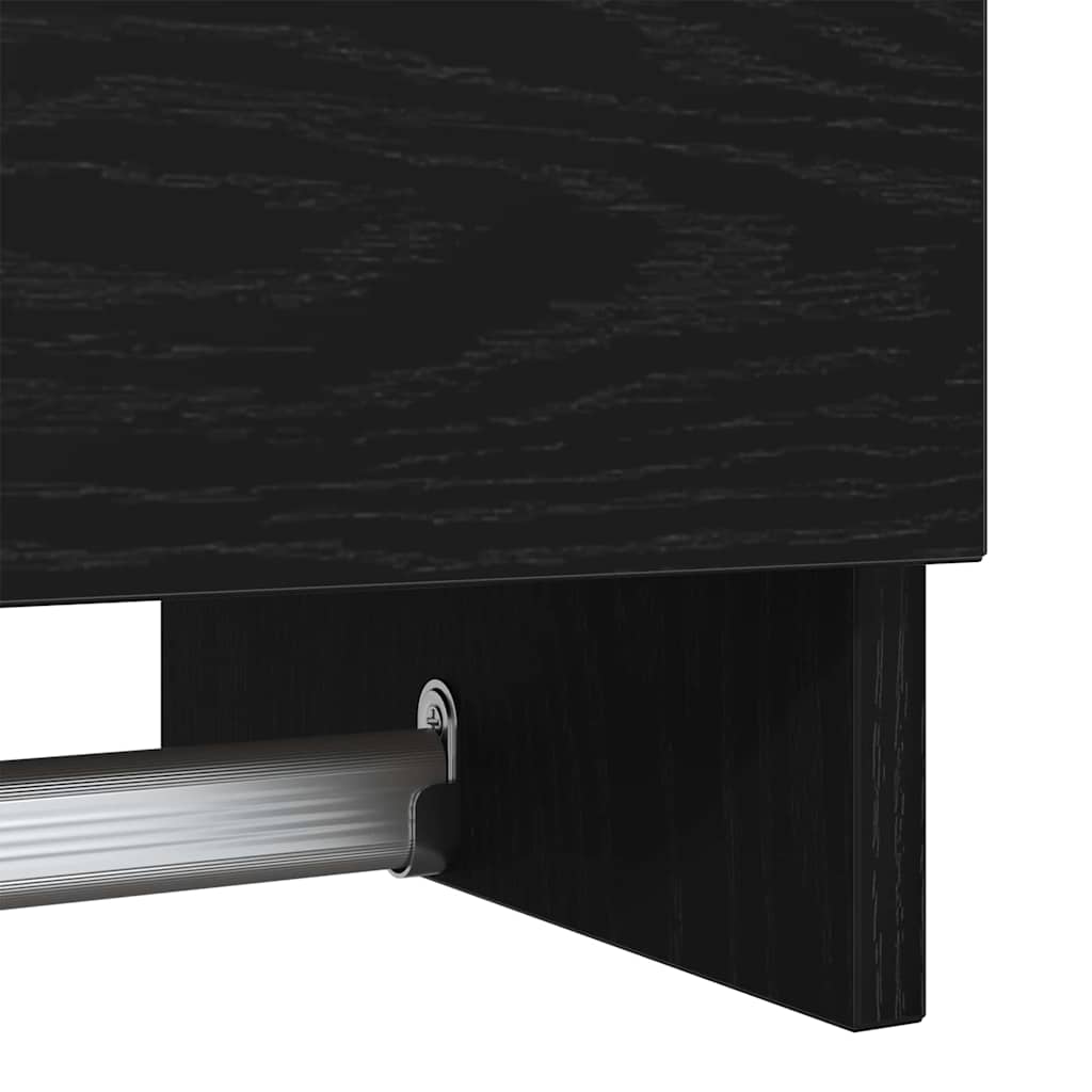 Guarda-roupa Preto 100 x 32.5 x 35 cm Madeira processada