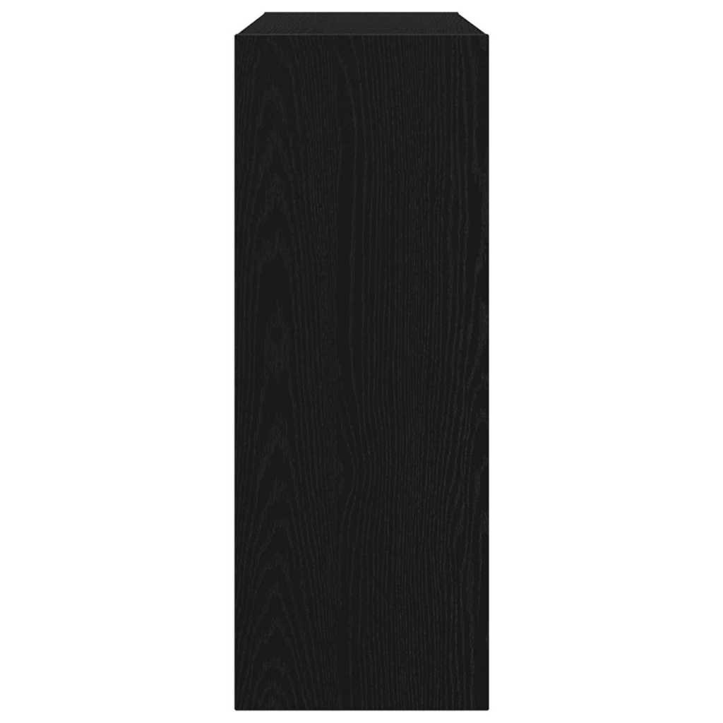 Aparador Carvalho preto 105 x 30 x 80 cm Madeira processada