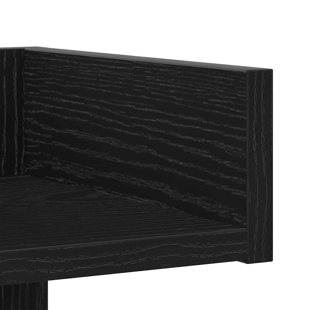 Estante Carvalho preto 86 x 25.5 x 140 cm Madeira processada