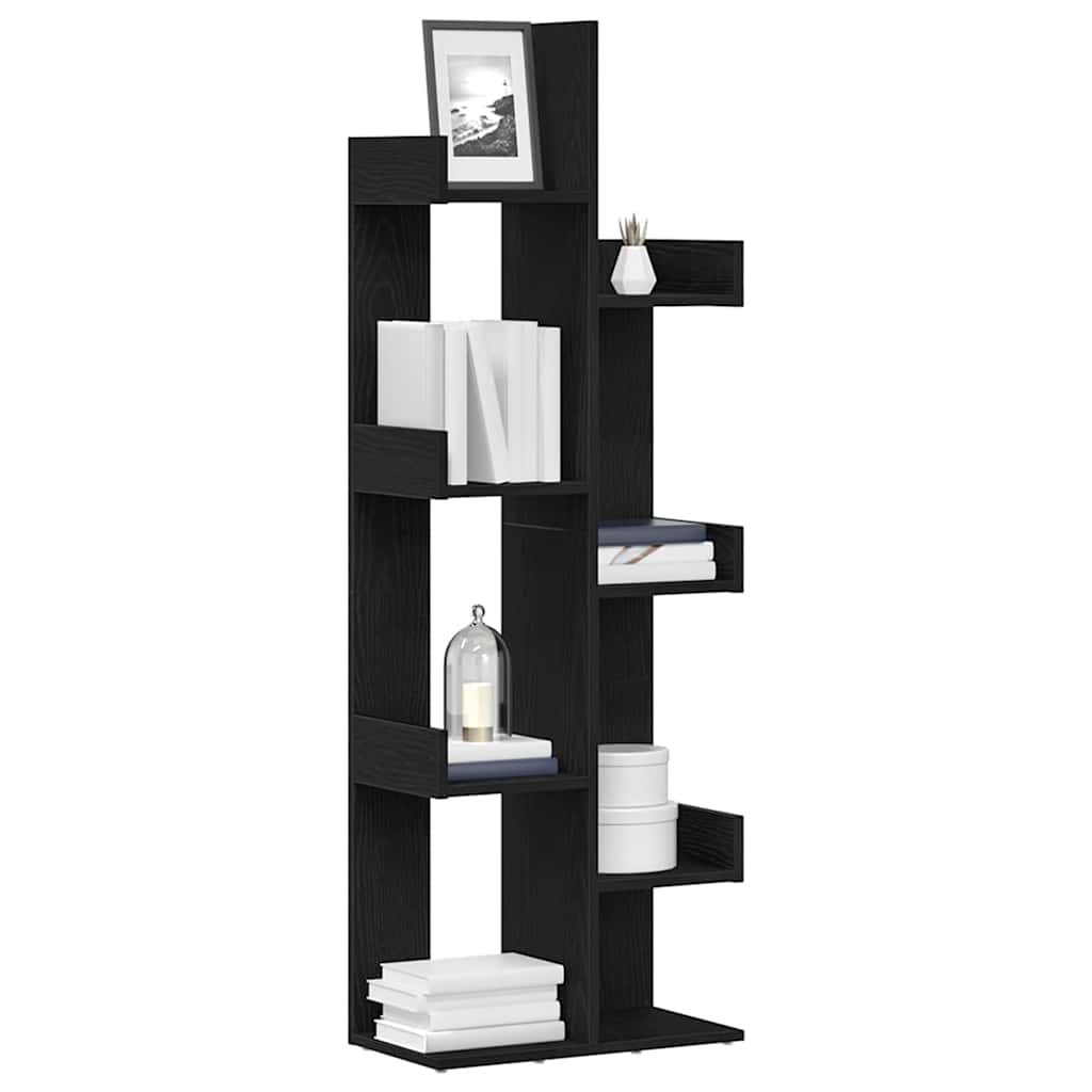 Estante Carvalho preto 48 x 25.5 x 140 cm Madeira processada