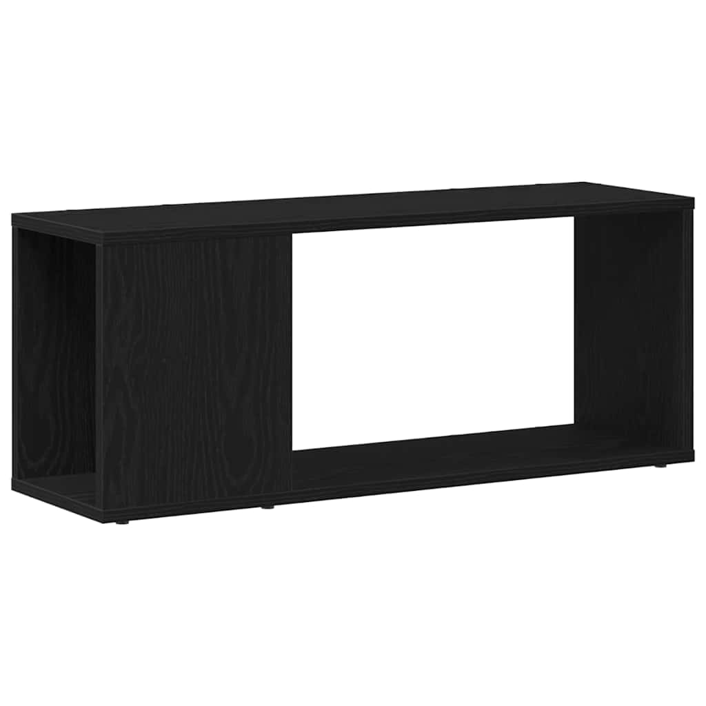 Conjunto de móvel de TV Carvalho Preto 80 x 24 x 32 cm