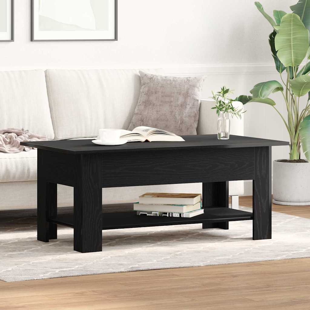 Mesa de centro Carvalho preto 102 x 55 x 42 cm