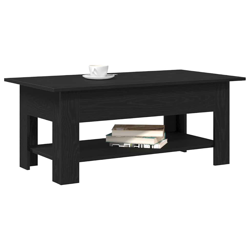 Mesa de centro Carvalho preto 102 x 55 x 42 cm