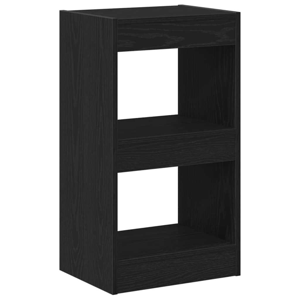 Gabinete de Livros Carvalho Preto 40 x 30 x 71,5 cm