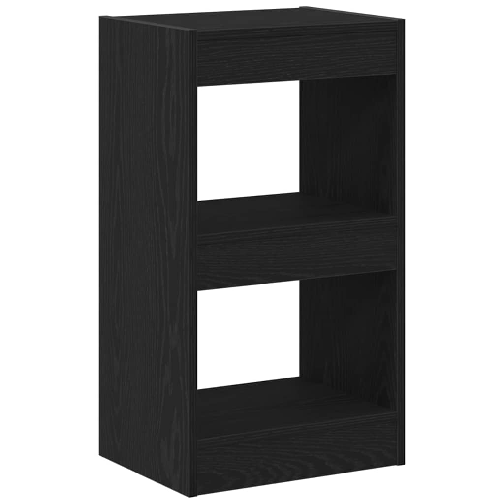 Gabinete de Livros Carvalho Preto 40 x 30 x 71,5 cm