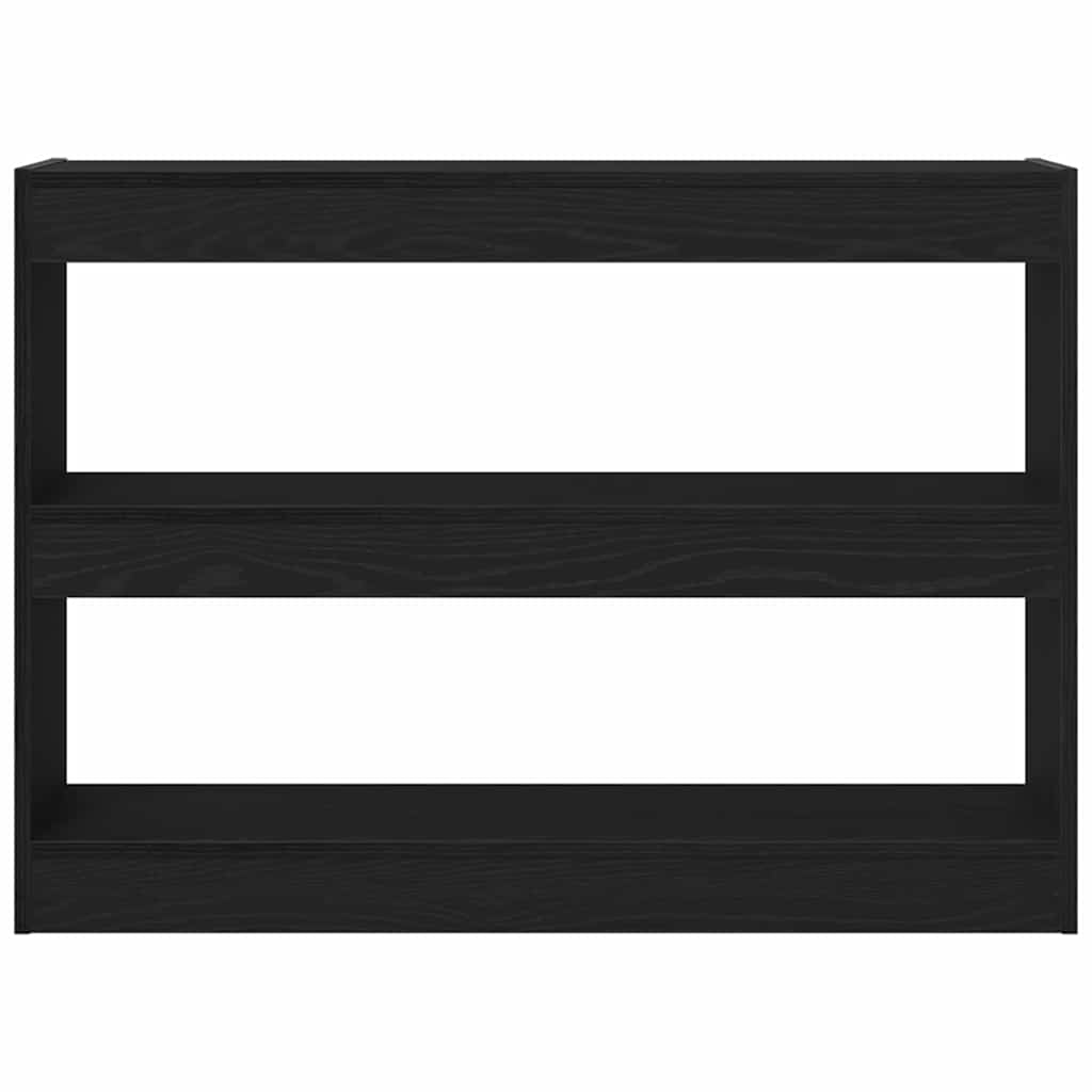 Estante Carvalho preto 100 x 30 x 72 cm Madeira processada