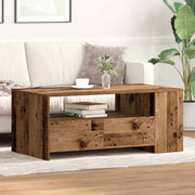 Mesa de centro with Drawer Madeira antiga 102 x 55 x 43,5 cm