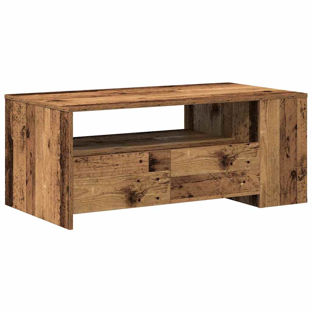 Mesa de centro with Drawer Madeira antiga 102 x 55 x 43,5 cm