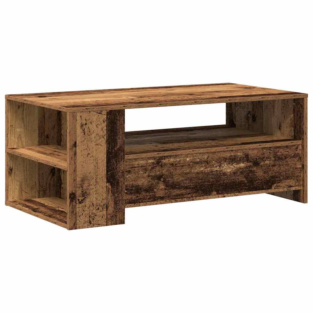 Mesa de centro with Drawer Madeira antiga 102 x 55 x 43,5 cm