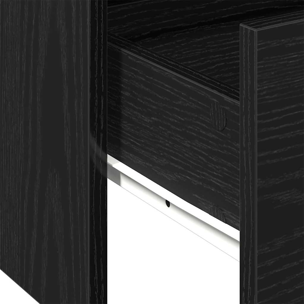 Mesa de centro with Drawer Carvalho preto 102 x 55 x 43,5 cm