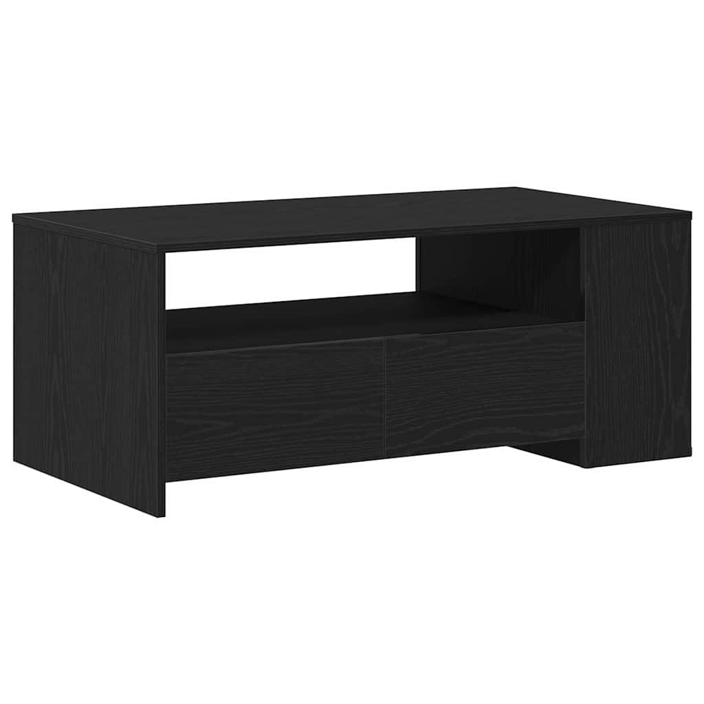 Mesa de centro with Drawer Carvalho preto 102 x 55 x 43,5 cm