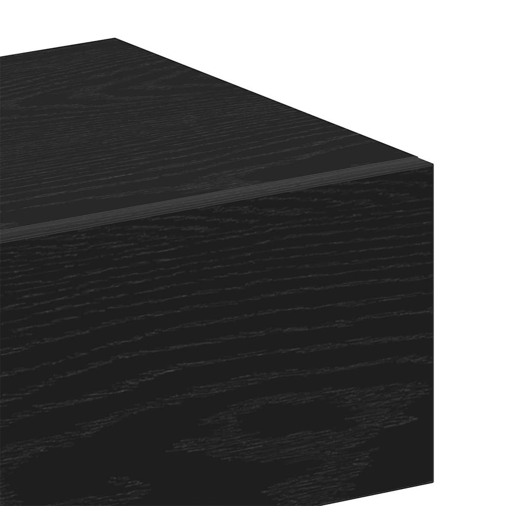 Armário de Cabeceira Carvalho preto 46 x 29.5 x 30 cm