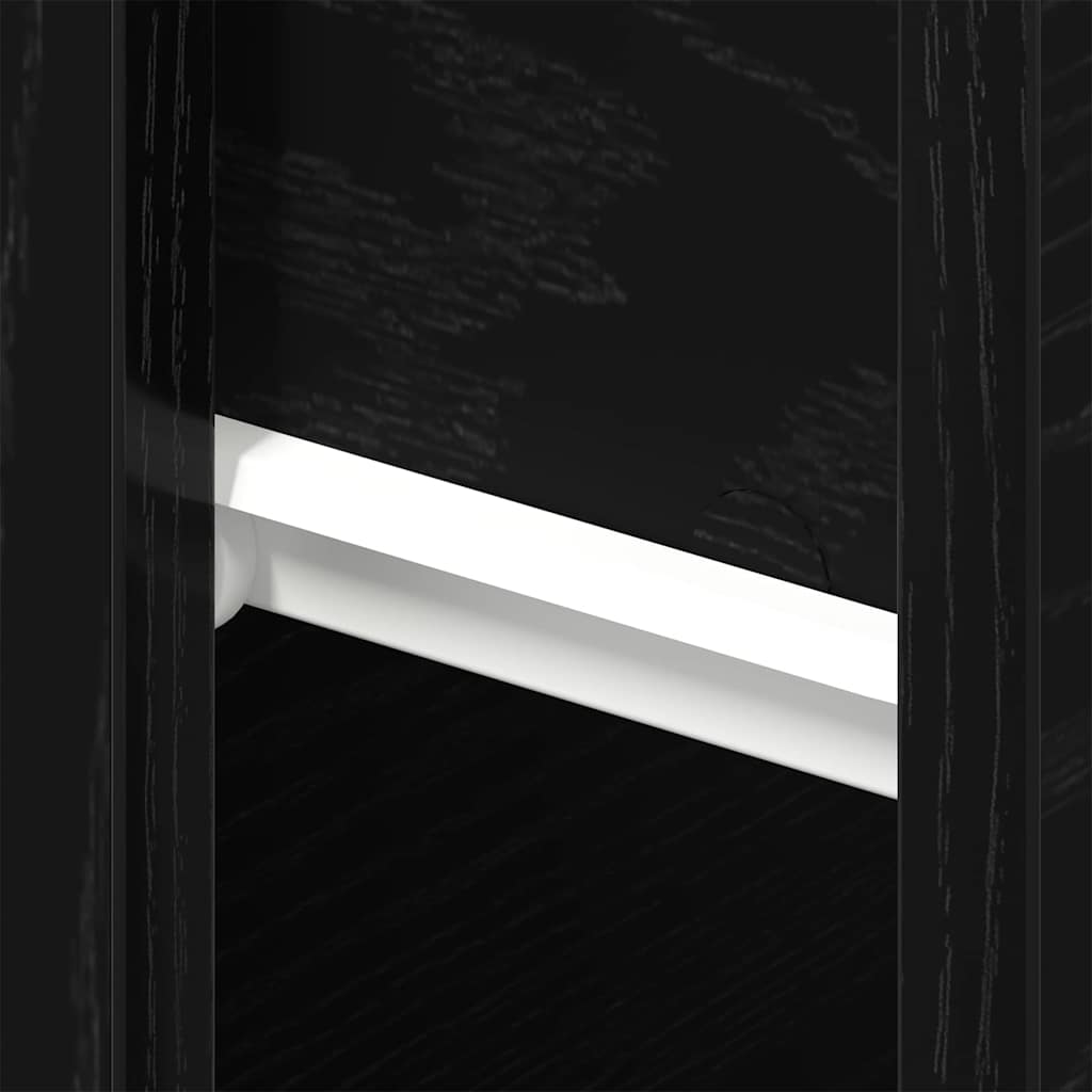 Armário de Cabeceira Carvalho preto 46 x 29.5 x 30 cm