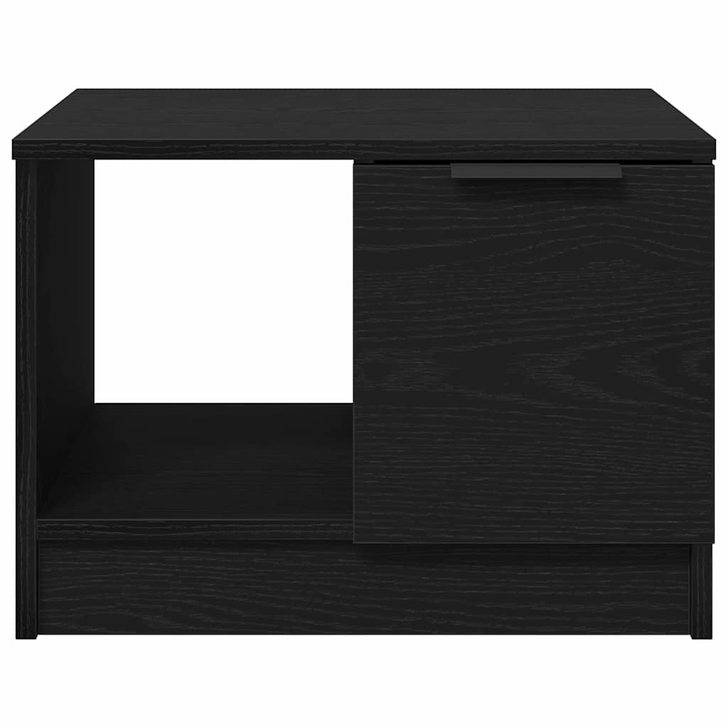 Mesa de centro with Drawer Carvalho preto 50 x 50 x 36 cm
