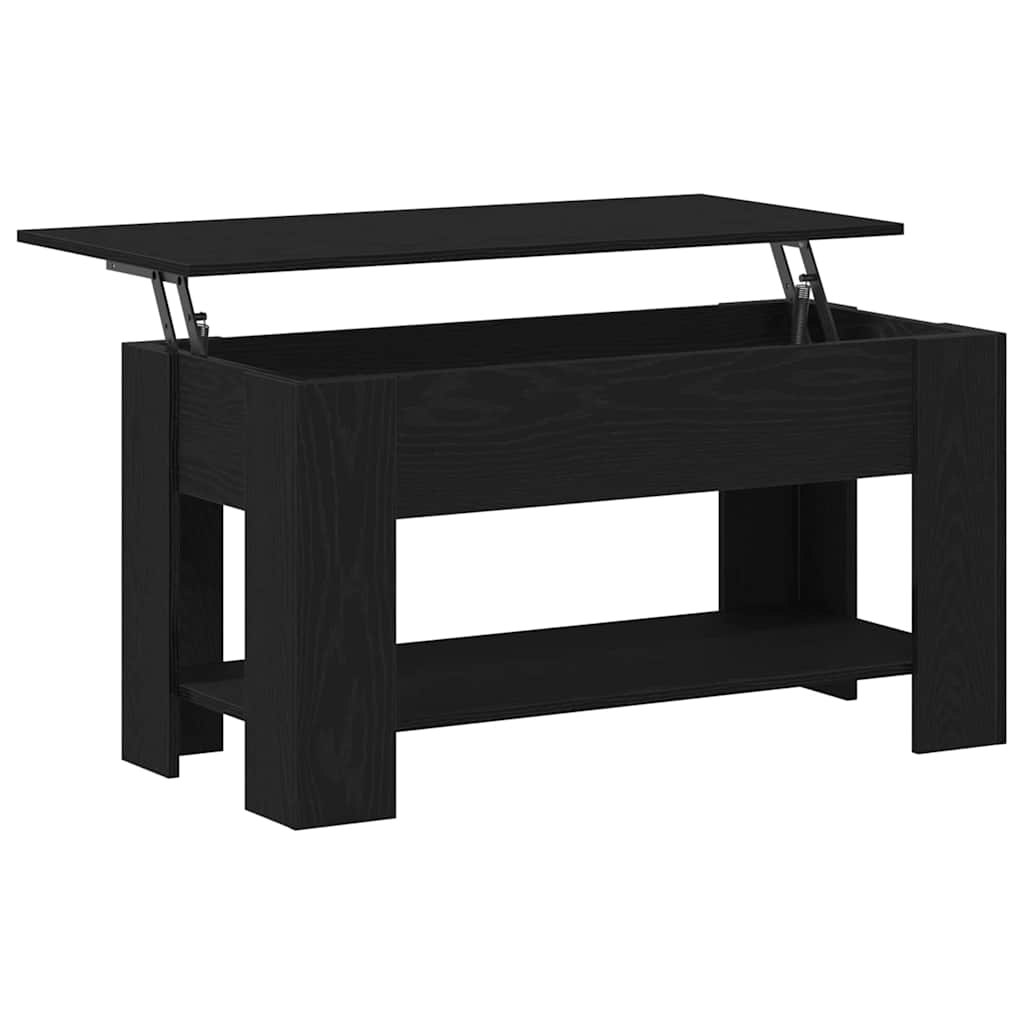 Mesa de centro Carvalho preto 101 x 49 x 52 cm