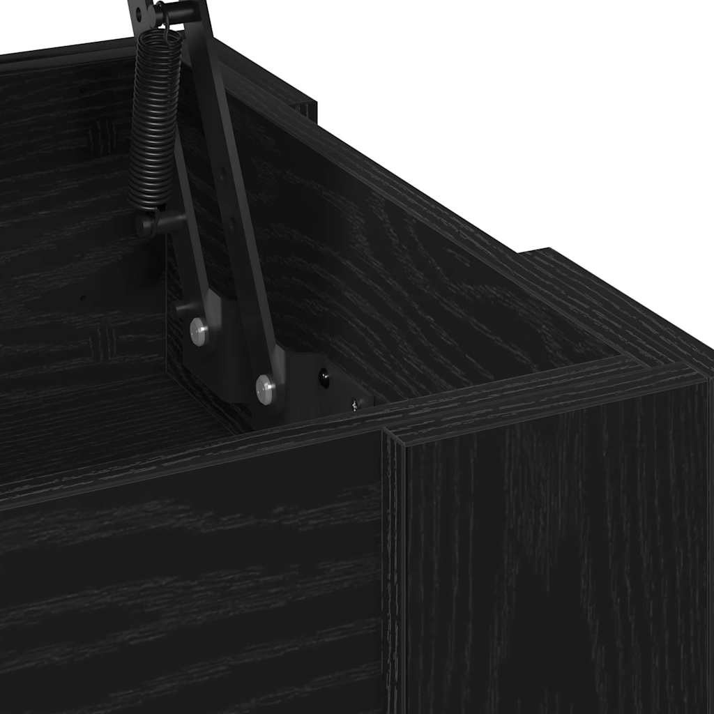 Mesa de centro Carvalho preto 79 x 49 x 41 cm