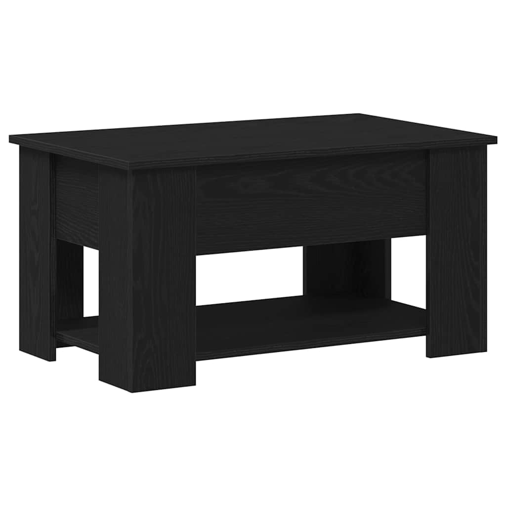Mesa de centro Carvalho preto 79 x 49 x 41 cm