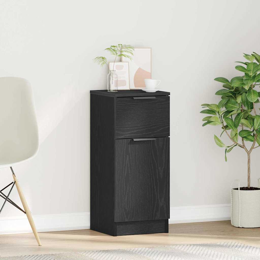 Buffet Carvalho Preto 30 x 30 x 70 cm Madeira processada