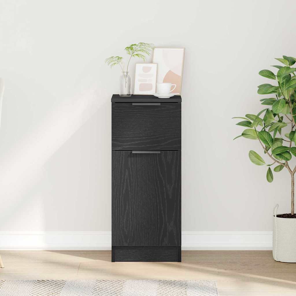 Buffet Carvalho Preto 30 x 30 x 70 cm Madeira processada