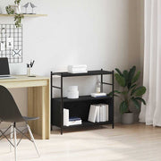 Estante Carvalho preto 80 x 30 x 78.5 cm Madeira processada