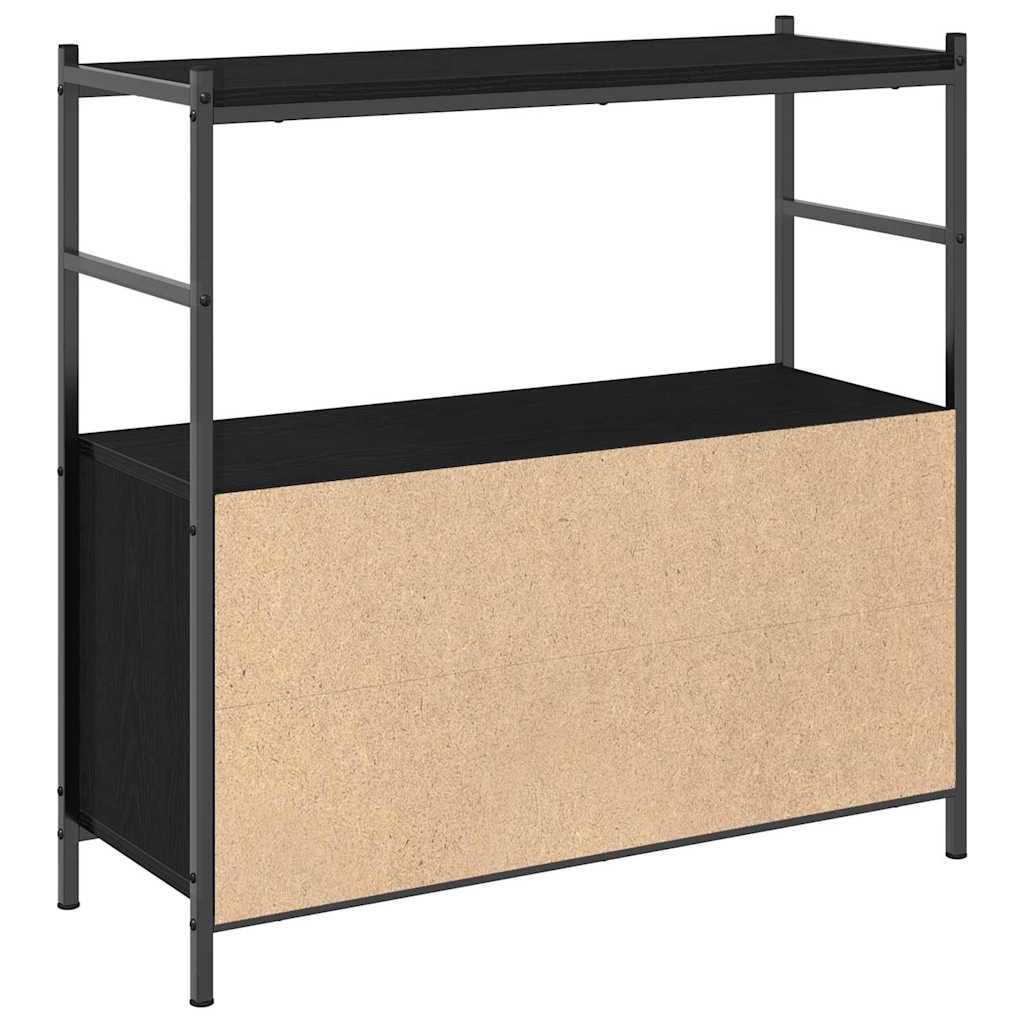 Estante Carvalho preto 80 x 30 x 78.5 cm Madeira processada